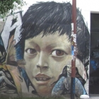 Street art at La Mariscal