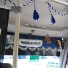 Decorated bus