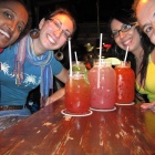 Colourful drinks in a jar!â€”Night out with the girls