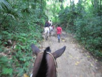 My horse, riding to Tayrona