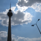 Fernsehturm and clouds