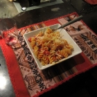 Pasta prepared by Tala in Lima. It was about time!