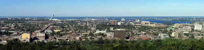 East MontrÃ©al view from the Mont Royal