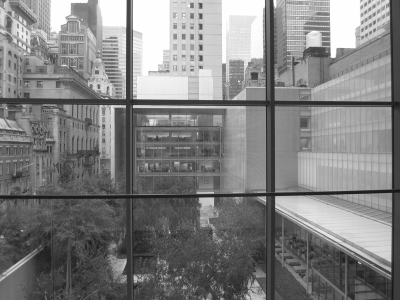 At the MoMAâ€”The patio